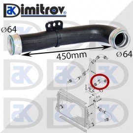 Маркуч турбо Audi A3 Seat Altea Leon Toledo Skoda Octavia Volkswagen Golf Jetta Passat Touran